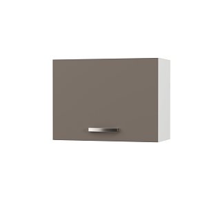 CHARLOTΤE Ντουλάπι Απορροφητήρα 60x30.5x45εκ με μεταλλικά χερούλια Μόκα SO-CVA60M