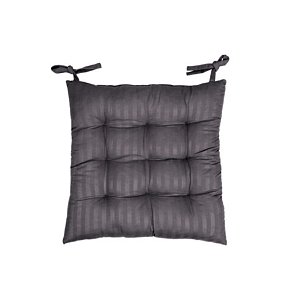 Μαξιλάρι Καρέκλας Stripe Dark Grey 40x40cm