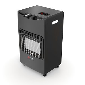 THERMOGATZ TG 4100 Σόμπα Υγραερίου 4100W Μαύρη 02.204.037