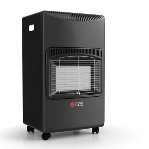 THERMOGATZ TG 4100 Σόμπα Υγραερίου 4100W Μαύρη 02.204.037