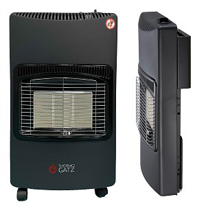 THERMOGATZ TG-FLD-4.2KW Σόμπα Υγραερίου 4200W Μαύρη 02.204.069
