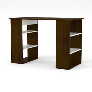 Γραφείο 110  Βέγγε-Λευκό με Ράφια 110x55x75εκ TO-110TABLE