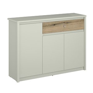 Μπουφές Karin Cashmere-Evoke Oak 126x36.5x91cm TO-KARINKOM3D1S