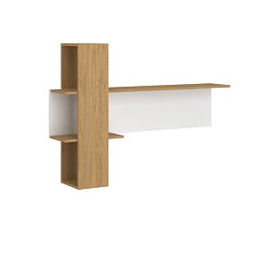 Κρεμαστό Ράφι Neptune Λευκό-Σονόμα 108x28x98cm TO-NEPTUNESHELF108