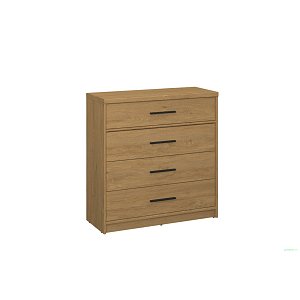 Συρταριέρα Pavi Βελανιδιά 84.3x33.8x87.2cm TO-PAVI4S