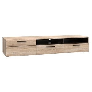 Έπιπλο TV Solo 180x52x34cm δεξί Sonoma-Wenge MDF Καμπυλωτό τελείωμα στις πόρτες TO-SOLOTV2S1DP