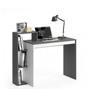 Γραφείο 110ΝSΟ Γραφίτη-Λευκό 110x40x90cm TO-TABLE110NGR