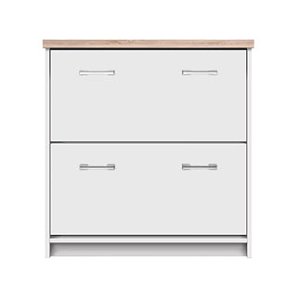 Παπουτσοθήκη Top Mix 80x27x85cm Λευκή-Σονόμα TO-TOPBUT2KW