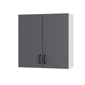 Modest Πάνω Ντουλάπι Ανθρακί 80x32x72εκ W8072M03
