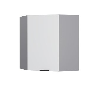 Craft Πάνω Ντουλάπι Γωνιακό Λευκό 60-60x30x72cm WC6072C02