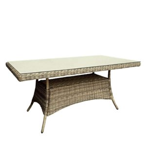 Τραπέζι Κήπου Wicker Rattan Santa 180x90x75 5122G 200-11-002