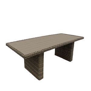 Τραπέζι Κήπου Wicker Rattan Santa 240x100x75 5450G 200-11-010