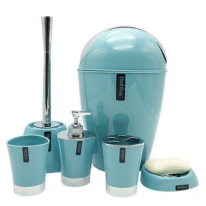 Αξεσουάρ Για Wc Σετ 6τμχ Flamingo Mint 8412131711496-4