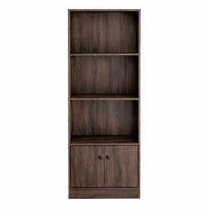 Βιβλιοθήκη Ξύλινη σε Καρυδί Χρώμα 60x30x170 854981