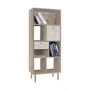 ΒΙΒΛΙΟΘΗΚΗ Fylliana "Home" SONOMA 60x29.5x150εκ 271-121-034