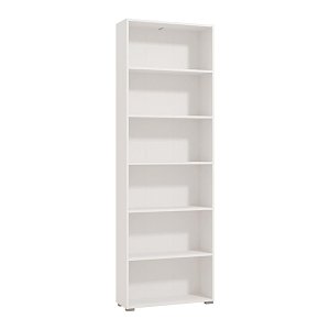 ΒΙΒΛΙΟΘΗΚΗ TOMAR 6 ΛΕΥΚΟ 70x24,5x211,5εκ 11011440