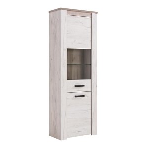 ΒΙΤΡΙΝΑ Kent VS GREY OAK-WHITE OAK 68x36x195εκ knt 11008834