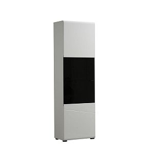 ΒΙΤΡΙΝΑ TRENTINO 1K VS ΛΕΥΚΟ-ΜΑΥΡΟ-ΛΕΥΚΗ ΛΑΚΑ 58x35x190εκ s.p.f 11008848