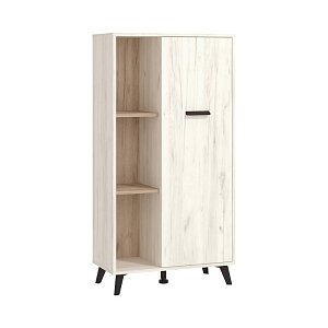 ΒΙΤΡΙΝΑ UMBRIA POP WHITE OAK - GREY OAK 67,5x33x130,5εκ f.l.d 11011881