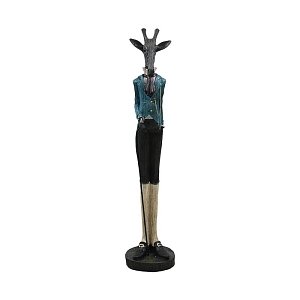 ΔΙΑΚΟΣΜΗΤΙΚΗ ΦΙΓΟΥΡΑ Fylliana "Giraffe" ΜΠΛΕ ΧΡΩΜΑ 27x26x118εκ 374-224-335
