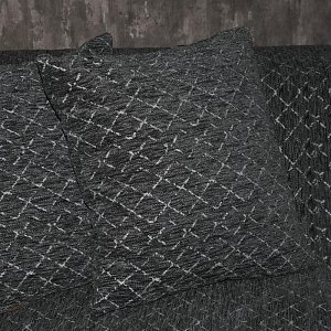 ΔΙΑΚΟΣΜΗΤΙΚΟ ΜΑΞΙΛΑΡΙ Fylliana "Cross" ΣΚΟΥΡΟ ΓΚΡΙ 42x42 sls 874-222-124