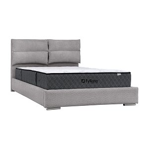 ΔΙΠΛΟ ΚΡΕΒΑΤΙ Fylliana Andros ΓΚΡΙ ΧΡΩΜΑ 175x214x115εκ (160x200) 887-225-020