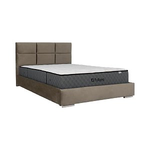 ΔΙΠΛΟ ΚΡΕΒΑΤΙ Fylliana Berlin ΜΠΕΖ ΧΡΩΜΑ ΥΦΑΣΜΑΤΟΣ 175x214x115εκ (160*200) 887-223-001