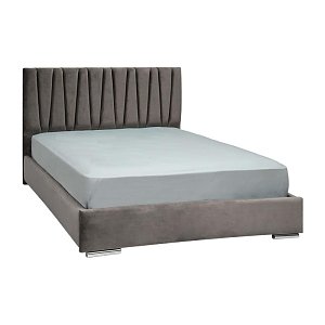 ΔΙΠΛΟ ΚΡΕΒΑΤΙ Fylliana Palermo TAUPE ΧΡΩΜΑ ΥΦΑΣΜΑΤΟΣ 175x214x115εκ (160x200) 887-223-004