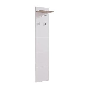 ΕΠΙΠΛΟ ΧΩΛ Beny CIV 390 GREY OAK-ΛΕΥΚΗ ΛΑΚΑ 39x25,5x190εκ 11008557