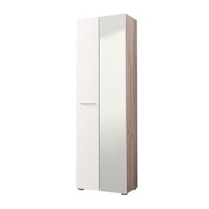 ΕΠΙΠΛΟ ΧΩΛ ΜΕ ΚΑΘΡΕΦΤΗ Beny 2K OG GREY-ΛΕΥΚΗ ΛΑΚΑ 60x35x192,5εκ fxtr 11008560