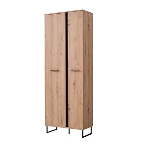 ΕΠΙΠΛΟ ΧΩΛ SARDINIA P2 ARTISAN OAK / ΜΑΥΡΟ 70,5x35x194x5εκ fxtr 11008256