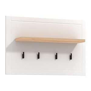 ΕΠΙΠΛΟ ΕΙΣΟΔΟΥ VALENCIA CIV ARTISAN OAΚ-ΛΕΥΚΟ ΜΑΤ 86,5x19,5x57εκ 11011365