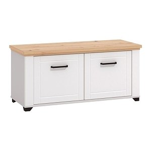 ΕΠΙΠΛΟ ΕΙΣΟΔΟΥ VALENCIA ΚΟΜ ΛΕΥΚΟ-ARTISAN OAΚ-ΛΕΥΚΟ ΜΑΤ 103,5x41x47,5εκ 11011367