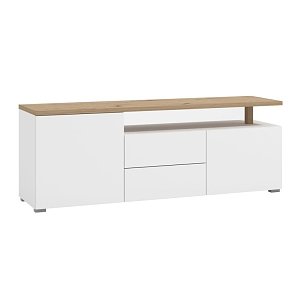 ΕΠΙΠΛΟ ΤΗΛΕΟΡΑΣΗΣ ATERNO 154 3K2F2V ΛΕΥΚΟ-ARTISAN OAK-ARTISAN OAK FOIL ΧΡΩΜΑ 154x40x56εκ 11014197