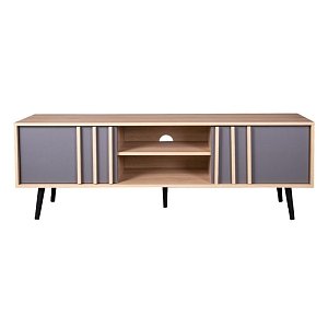 ΕΠΙΠΛΟ ΤΗΛΕΟΡΑΣΗΣ Fylliana Industry Sonoma-Grey 150x39,5x50εκ 271-122-050