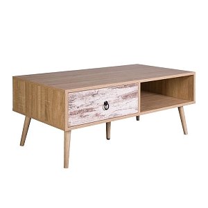 ΤΡΑΠΕΖΑΚΙ ΣΑΛΟΝΙΟΥ Fylliana "Lounge" SONOMA OAK 100x50x40εκ 271-123-059