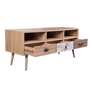 ΕΠΙΠΛΟ ΤΗΛΕΟΡΑΣΗΣ Fylliana "Lounge" SONOMA OAK 120x39,5x50εκ 271-123-056