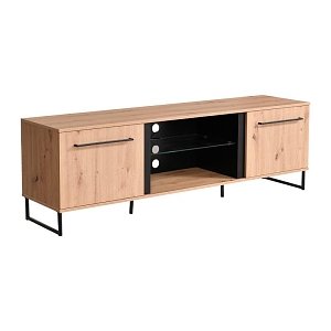 ΕΠΙΠΛΟ ΤΗΛΕΟΡΑΣΗΣ SARDINIA TV 170 ARTISAN OAK / ΜΑΥΡΟ 170,5x42x54εκ 11008229