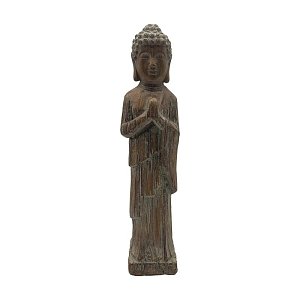 ΕΠΙΤΡΑΠΕΖΙΟ ΔΙΑΚΟΣΜΗΤΙΚΟ Fylliana Buddha 23695 ΚΑΦΕ ΧΡΩΜΑ 11x11x46,5εκ 279-223-218