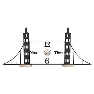 ΕΠΙΤΡΑΠΕΖΙΟ ΡΟΛΟΙ Fylliana "Bridge" NATURE ΞΥΛΟ-ΜΕΤΑΛΛΟ 50x8x30εκ sls 125-222-334