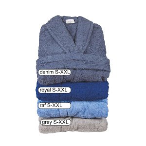 Μπουρνούζι Fresh με Κουκούλα Denim M