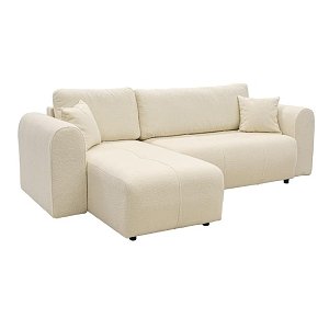 ΓΩΝΙΑΚΟΣ ΚΑΝΑΠΕΣ Fylliana Fiesta ΛΕΥΚΟ ΧΡΩΜΑ 265x165x95εκ 880-225-055