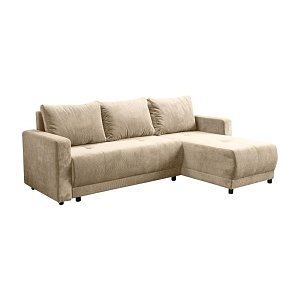 ΓΩΝΙΑΚΟΣ ΚΑΝΑΠΕΣ ΚΡΕΒΑΤΙ CLOUD ΜΠΕΖ 230x155x80εκ 21040066