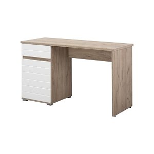 ΓΡΑΦΕΙΟ Elan GREY OAK/ΛΕΥΚΗ ΛΑΚΑ 130x50x75,5εκ 11008650