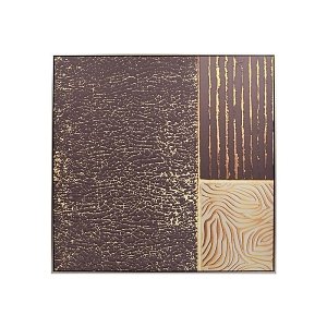 ΚΑΔΡΟ Fylliana 7904 ΜΠΕΖ-ΚΑΦΕ ΧΡΩΜΑ 80x3x80εκ 373-223-983