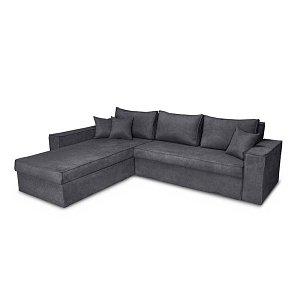 ΚΑΝΑΠΕΣ ΓΩΝΙΑ Fylliana OLYMP 23 ΓΚΡΙ 280x210x80εκ 872-92-005