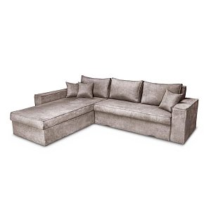 ΚΑΝΑΠΕΣ ΓΩΝΙΑ Fylliana OLYMP 3 TAUPE 280x210x80εκ 872-92-007