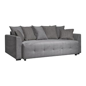 ΚΑΝΑΠΕΣ-ΚΡΕΒΑΤΙ Fylliana Silva ΓΚΡΙ ΥΦΑΣΜΑ 240x90x88εκ 880-223-029