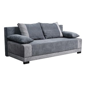 ΚΑΝΑΠΕΣ ΚΡΕΒΑΤΙ QUATRO ΣΚΟΥΡΟ ΓΚΡΙ 200x88x77εκ 21040080
