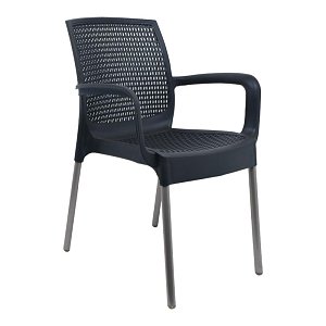 ΚΑΡΕΚΛΑ ΕΞΟΧΗΣ Fylliana Bella ΑΝΘΡΑΚΙ 55x55x85εκ 875-123-033
